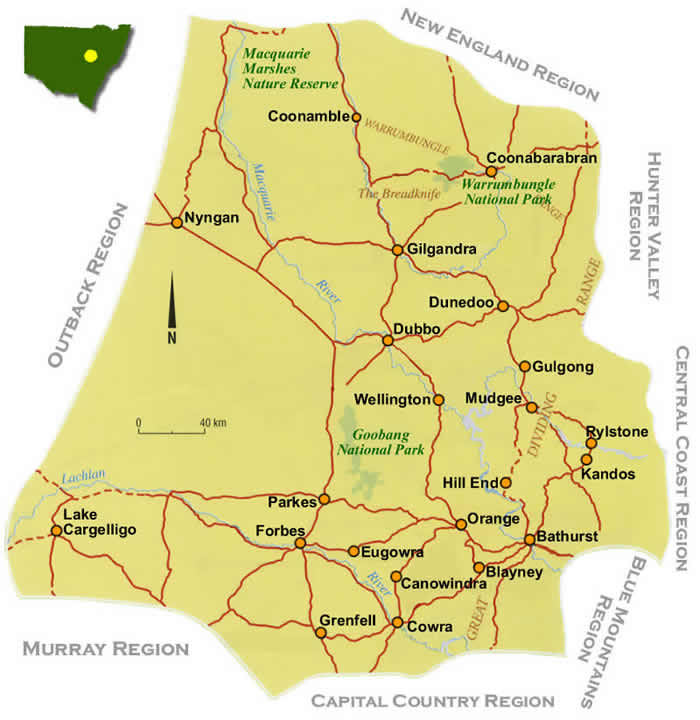 road map for central west nsw