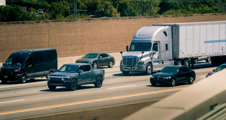 Highway Truck Driving